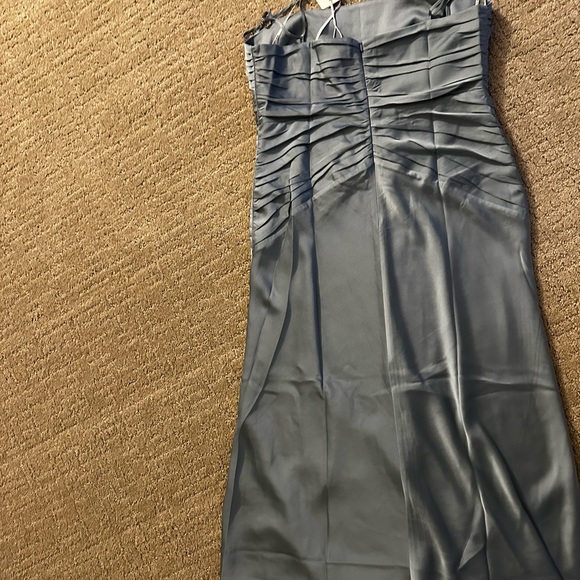 Shona Joy luxe ruched bodice midi dress in color Azure - Picture 6 of 12